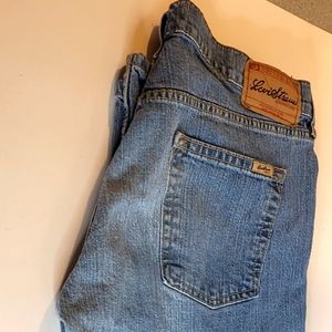 Levi's Signature Blue Light Wash Stretch Boot Cut Jeans Size 10 Long (32"X33")